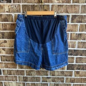 Motherhood Indigo Blue Jean Shorts